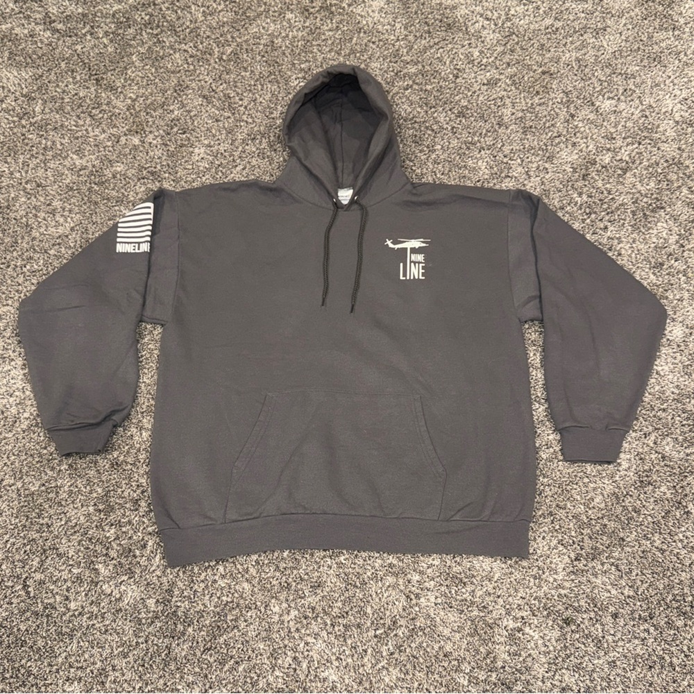 Nine Line Apparel ‘Blessed Are The Peacemakers’ Adult XL Gray Pullover Hoodie
